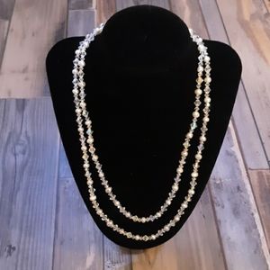 crystal beaded necklace